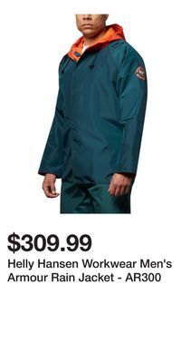 Mark's Helly hansen workwear men's armour rain jacket - ar300 offer