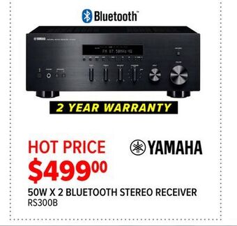 2001 Audio Video Yamaha 50w x 2 bluetooth stereo receiver offer