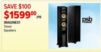 2001 Audio Video Psb tower speakers offer