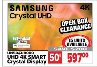 2001 Audio Video Samsung uhd 4k smart crystal display offer
