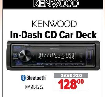 2001 Audio Video Kenwood in-dash cd car deck offer