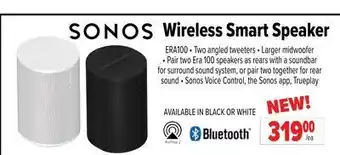 2001 Audio Video Sonos, wireless bluetooth speaker offer