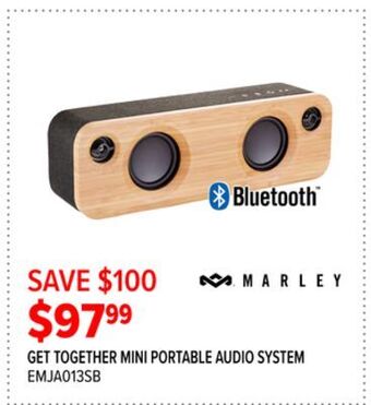 2001 Audio Video Marley get together mini portable audio system offer