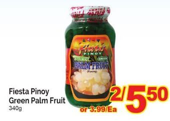 T&T Supermarket Fiesta pinoy green palm fruit, 340g offer