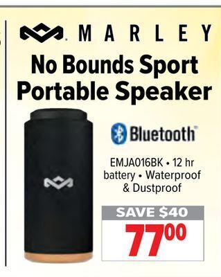 2001 Audio Video Marley no bounds sport portable speaker offer