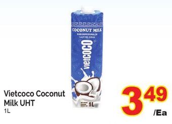 T&T Supermarket Vietcoco coconut milk uht, 1l offer