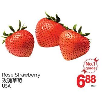 T&T Supermarket Rose strawberry offer