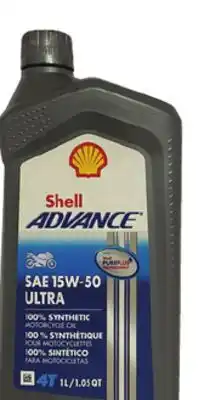 Princess Auto Shell advance ultra 4t synthetic motorcycle oil 15w50 offer