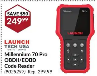 Princess Auto Usa millennium 70 pro obdii/eobd code reader offer