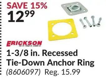 Princess Auto 1-3/8 in. recessed tie-down anchor ring offer