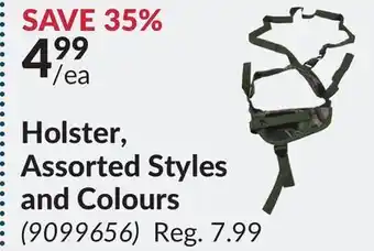 Princess Auto Holster, assorted styles and colours offer