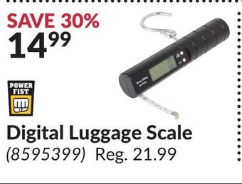 Princess Auto Digital luggage scale offer