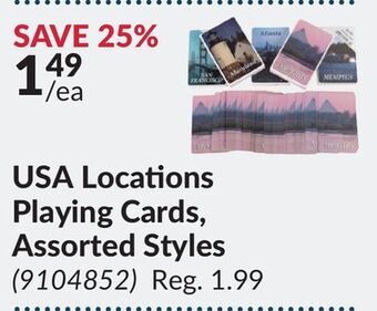 Princess Auto Usa locations playing cards offer