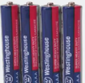 Princess Auto 4 pk aaa carbon-zinc batteries offer