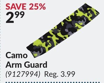 Princess Auto Camo arm guard offer