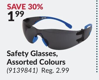 Princess Auto Safety glasses offer