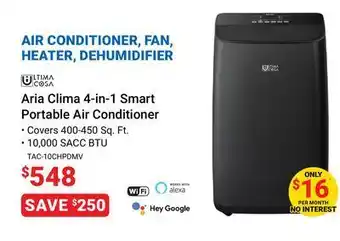 Visions Electronics Ultima cosa aria clima 4-in-1 smart portable air conditioner offer