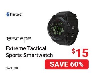 Visions Electronics Escape extreme tactical sports smartwatch offer