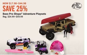Bass Pro Bass pro shops® adventure playsets offer