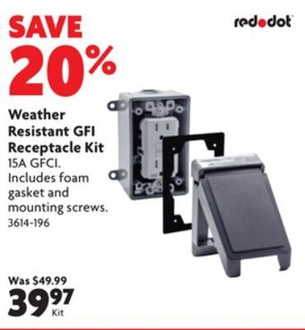 Home Hardware Weather resistant gfi receptacle kit offer