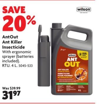 Home Hardware Wilson antout ant killer insecticide offer