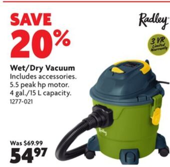 Home Hardware Wet/dry vacuum offer