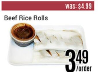 Nations Fresh Foods Beef rice rolls offer