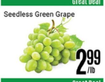Nations Fresh Foods Seedless green grape offer