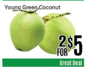 Nations Fresh Foods Young green coconut offer