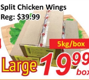 Seasons Foodmart Split chicken wings offer