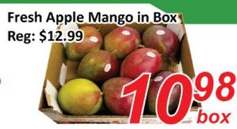 Seasons Foodmart Fresh apple mango in box offer