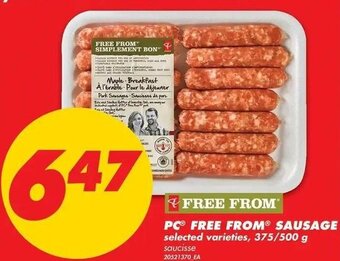 No Frills PC free from sausage offer