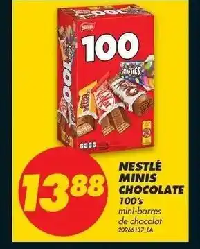 No Frills Nestlé minis chocolate offer