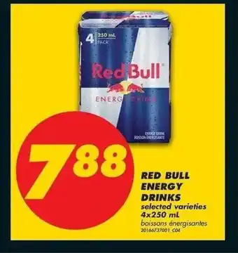 No Frills Red bull energy drinks offer