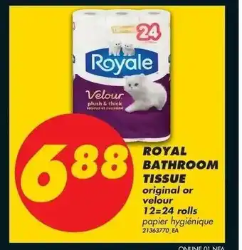 No Frills Royal bathroom tissue offer