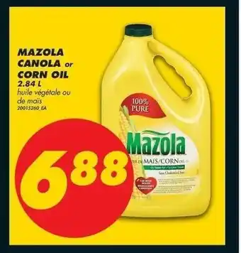 No Frills Mazola canola corn oil offer