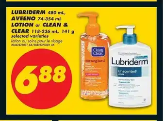 No Frills Lubriderm aveeno lotion offer
