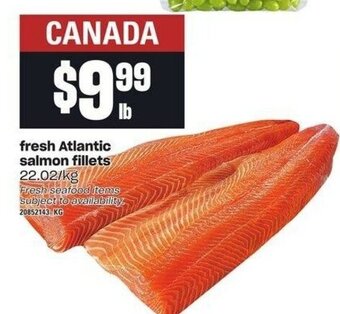 Independent Grocer Fresh atlantic salmon fillets offer
