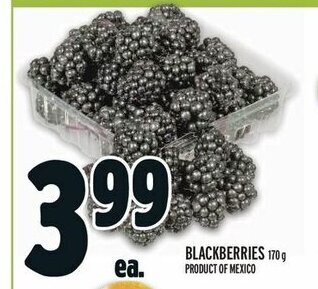 Metro BLACKBERRIES 170 g offer