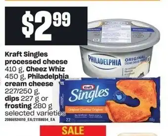 Independent Grocer Kraft singles processed cheese offer