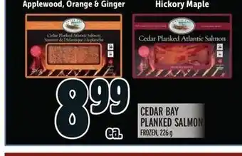 Metro CEDAR BAY PLANKED SALMON FROZEN, 226 g offer