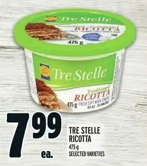 Metro TRE STELLE RICOTTA 475g offer