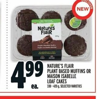 Metro NATURE'S FLAIR PLANT BASED MUFFINS offer