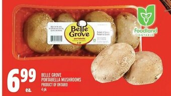 Metro BELLE GROVE PORTABELLA MUSHROOMS offer