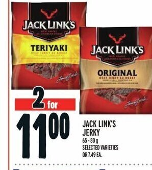 Metro JACK LINK'S JERKY 65-80 g offer
