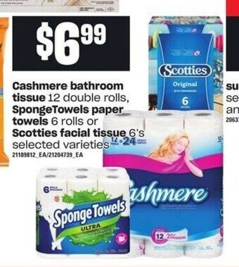 Independent Grocer Cashmere bathroom tissue offer