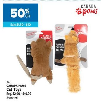 Ren’s Pets Depot All canada paws cat toys offer