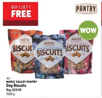 All maple valley pantry dog biscuits