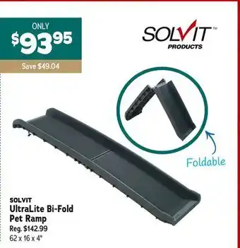 Ren’s Pets Depot Solvit ultralite bi-fold pet ramp offer