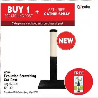 Ren’s Pets Depot Noba evolution scratching cat post offer